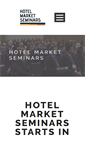 Mobile Screenshot of hotelmarketseminars.com